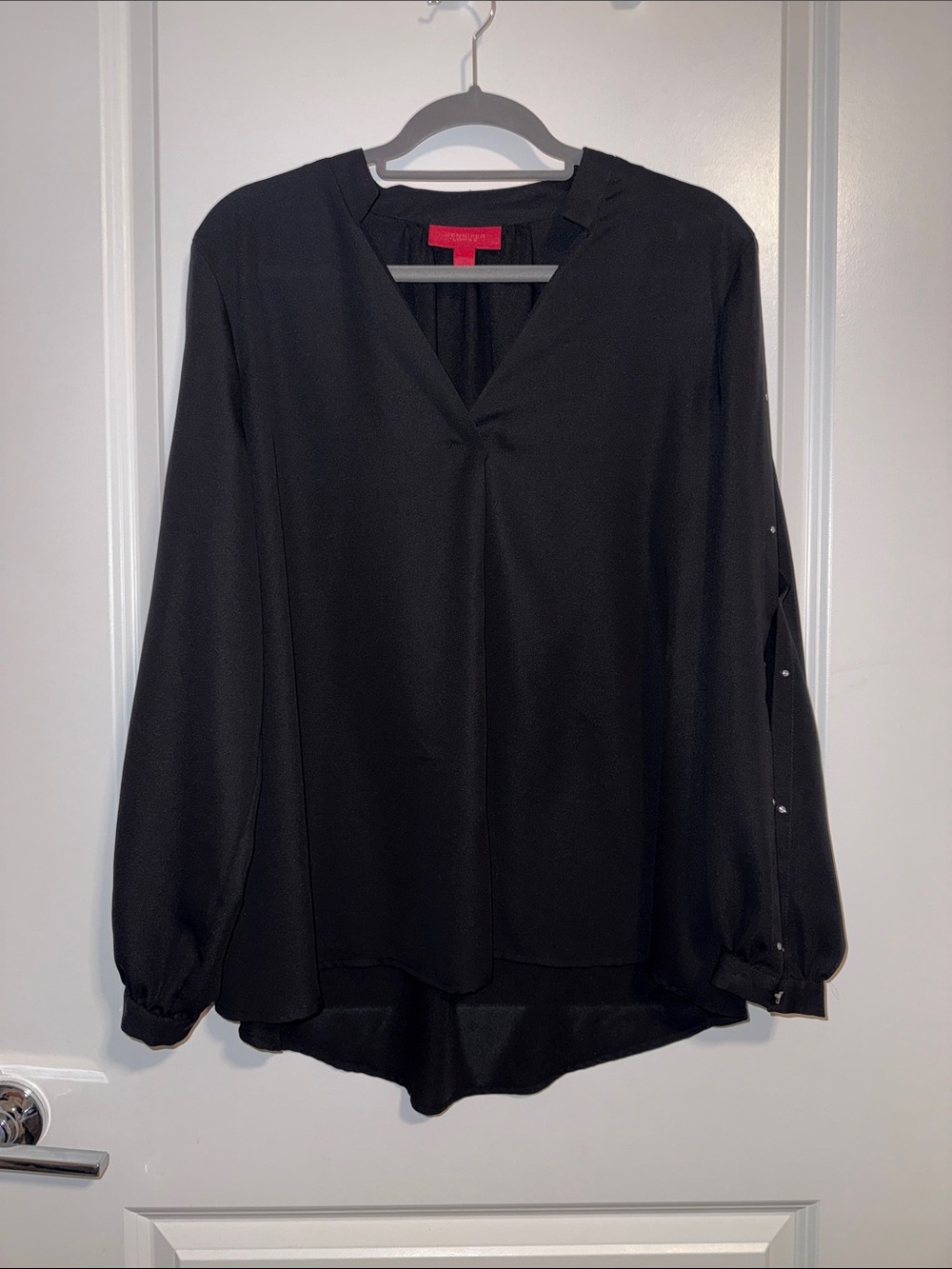Women's V-Neck Long Sleeve Blouse